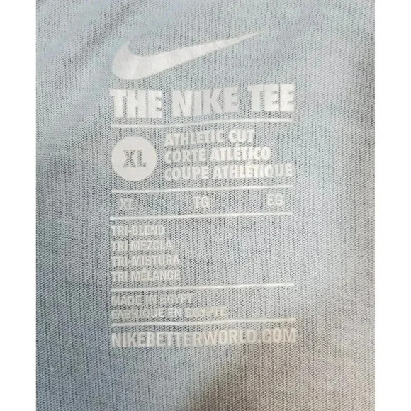 Nike The Nike Tee Athletic Cut T-Shirt Men's Size XL All Time High Tee Stretchy. - Picture 2 of 9
